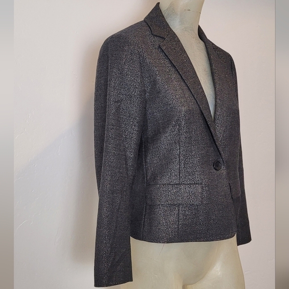 Theory Black Tailored Helvia Blazer - Picture 3 of 4